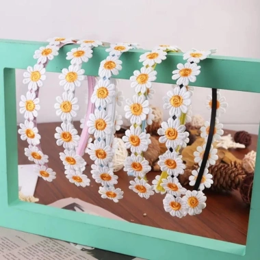 Băng Đô HYCEO Daisy Boho Sang Trọng - Trang Trí Tóc Nữ, Giá Giảm 45.360 VND 6