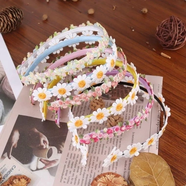 Băng Đô HYCEO Daisy Boho Sang Trọng - Trang Trí Tóc Nữ, Giá Giảm 45.360 VND 7