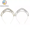 Băng đô kim cương giả Water Drop Queen Crown MAOYE66SY - Tiara hai lớp sang trọng, dangles bạc pha lê, giá 177.120 VND