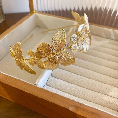Băng đô kim loại hình bướm đơn giản, thời trang - Giá chỉ 57.120₫, giảm mạnh 4 Băng đô kim loại hình bướm đơn giản, thời trang - Giá chỉ 57.120₫, giảm mạnh 4