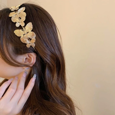 Băng đô kim loại hình bướm đơn giản, thời trang - Giá chỉ 57.120₫, giảm mạnh