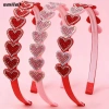 Băng đô lấp lánh SMILE kim cương giả, hình trái tim đỏ dễ thương cho nữ, giá 82.080đ
