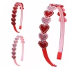 Băng đô lấp lánh SMILE kim cương giả, hình trái tim đỏ dễ thương cho nữ, giá 82.080đ 3