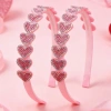 Băng đô lấp lánh SMILE kim cương giả, hình trái tim đỏ dễ thương cho nữ, giá 82.080đ 6
