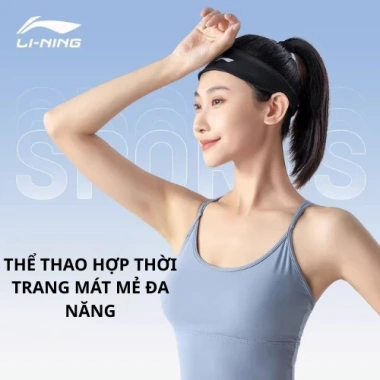 Băng đô LI NING LDEU369 vải co giãn thấm hút mồ hôi tỏa nhiệt nhanh Giá 109.000₫