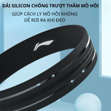 Băng đô LI NING LDEU369 vải co giãn thấm hút mồ hôi tỏa nhiệt nhanh Giá 109.000₫