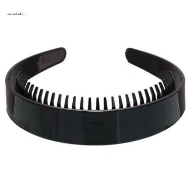 Băng Đô Nhựa Đen 2.5cm Chống Trượt Có Răng Lược - DIY Trang Điểm Nữ 43.740₫