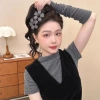 Băng đô nhung sang trọng có răng - Phụ kiện tóc chống trượt cho nữ, thanh lịch, chỉ 40.700₫ 3
