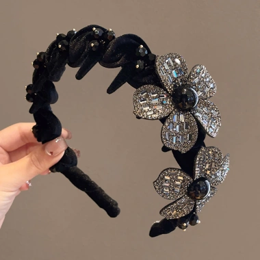 Băng đô nhung sang trọng có răng - Phụ kiện tóc chống trượt cho nữ, thanh lịch, chỉ 40.700₫ 7