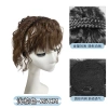Băng Đô Nổ Một Mảnh Mô Phỏng Tóc Trán và Sideburns Siêu Vô Hình Nhẹ Tóc Trắng Bao 1LOX Giá Ưu Đãi 9