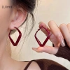 Băng Đỏ Nơ Vintage cho Nữ Bông Tai Hàn Quốc INS, Thiết Kế Đơn Giản, Giá 32.780₫ 8