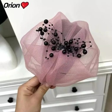 Băng đô nửa mũ cổ điển kiểu Pháp thanh lịch Auz - tóc dự tiệc tối, giá 37.097 VND
