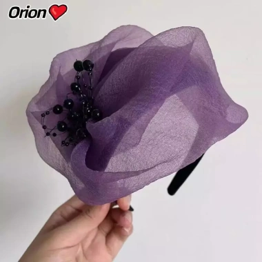 Băng đô nửa mũ cổ điển kiểu Pháp thanh lịch Auz - tóc dự tiệc tối, giá 37.097 VND