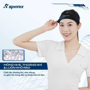 Băng đô pickleball Spinnix Comfie – giữ tóc gọn, silicone không trượt, thấm hút mồ hôi, giá 78.989đ