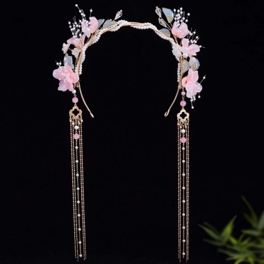 Băng Đô Quấn Tóc Cổ Vương Miện Hanfu - Hoa Tinh Tế Pha Lê, Mũ Sườn Xám Giảm còn 157k 9 Băng Đô Quấn Tóc Cổ Vương Miện Hanfu - Hoa Tinh Tế Pha Lê, Mũ Sườn Xám Giảm còn 157k 9