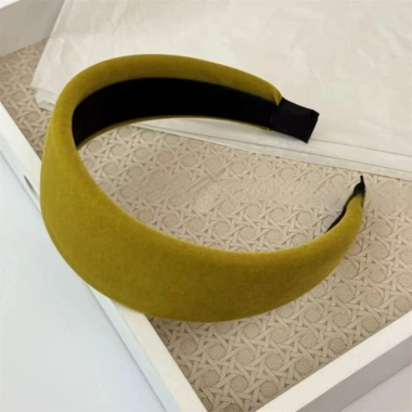 Băng đô rộng HYCEO nhung màu trơn - Vòng buộc tóc xốp ngọt ngào, chỉ 60.480₫ 10