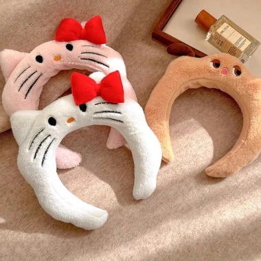 Băng đô rộng sang trọng nơ đỏ Kitty - Phụ kiện tóc đẹp, giá ưu đãi 44.000₫ 4