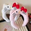 Băng đô rộng sang trọng nơ đỏ Kitty - Phụ kiện tóc đẹp, giá ưu đãi 44.000₫ 5