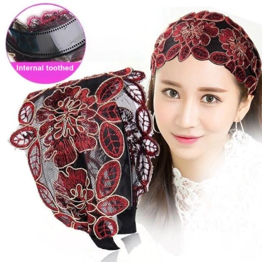 Băng đô rộng vành nữ chống trượt răng, trang trí tóc thời trang, giá 43.848 VND 4