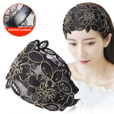 Băng đô rộng vành nữ chống trượt răng, trang trí tóc thời trang, giá 43.848 VND 5
