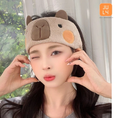 Băng đô rửa mặt Capybara và băng che cài tóc JULYHOMEWEAR - Nhung san hô thấm nước, cao cấp, chỉ 79.000₫ 4 Băng đô rửa mặt Capybara và băng che cài tóc JULYHOMEWEAR - Nhung san hô thấm nước, cao cấp, chỉ 79.000₫ 4