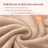 Băng đô rửa mặt Capybara và băng che cài tóc JULYHOMEWEAR - Nhung san hô thấm nước, cao cấp, chỉ 79.000₫ 7