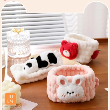Băng đô rửa mặt hình thú nhung san hô JULYHOMEWEAR – Giá ưu đãi 79.000 VND