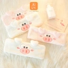 Băng đô rửa mặt tẩy trang hình lợn nhung san hô cao cấp JULYHOMEWEAR - 79.000đ 4