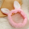 Băng Đô Rửa Mặt Turban Bờm Cài Tóc Cute Tai Thỏ Vải Nhung Dày - Giá chỉ 21.560₫ 10