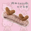 Băng đô rửa mặt vải mềm Wanhy - Bờm cute tai thỏ cho nam nữ, giá 26.000₫ 3