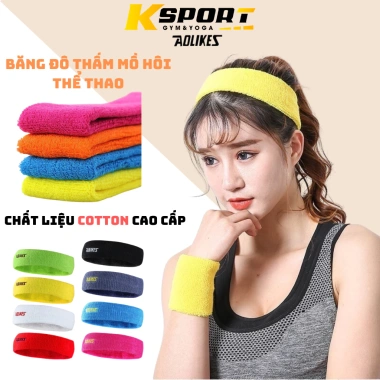Băng Đô Thể Thao Aolikes AL2.108 - Thấm Mồ Hôi, Thoáng Khí, Dùng Cho Yoga, Gym, Chạy Bộ, Tennis - Giá Ưu Đãi 35.000 VND