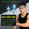 Băng đô thể thao JAWFIT chặn mồ hôi trán, chống trượt, vải mỏng nhẹ mát màu đen 10g 5