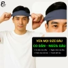 Băng đô thể thao JAWFIT chặn mồ hôi trán, chống trượt, vải mỏng nhẹ mát màu đen 10g 6