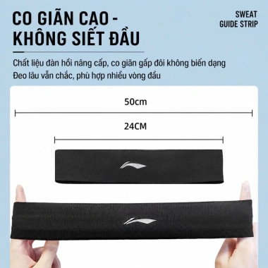Băng đô thể thao LI-NING co giãn mềm mại, thấm hút mồ hôi - Giá chỉ 119.000₫ 3