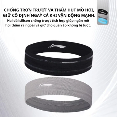 Băng đô thể thao LI-NING co giãn mềm mại, thấm hút mồ hôi - Giá chỉ 119.000₫ 5