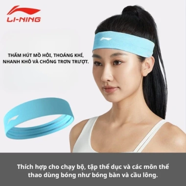 Băng đô thể thao LI-NING co giãn mềm mại, thấm hút mồ hôi - Giá chỉ 119.000₫ 8