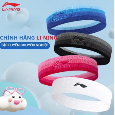 Băng đô thể thao Lining cao cấp SP41 - Chặn mồ hôi, thấm hút, không hầm bí, năng động