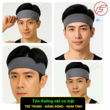 Băng đô thể thao nam JAWFIT co dãn, chặn mồ hôi, chống trượt, màu đen 9g – 49.499đ 5 Băng đô thể thao nam JAWFIT co dãn, chặn mồ hôi, chống trượt, màu đen 9g – 49.499đ 5