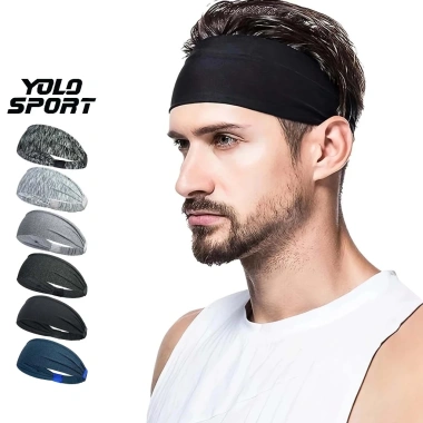 Băng đô thể thao xước mềm co giãn, thấm hút mồ hôi cho Nam Nữ Gym Yoga chạy bộ