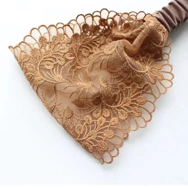Băng đô thêu co giãn, vành rộng thoáng khí - Phụ kiện tóc thanh lịch, giảm giá chỉ 50.760₫