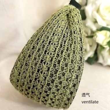 Băng đô viền rộng che tóc màu xám, phù hợp tóc ngắn, có răng ngăn trượt - phong cách thời trang