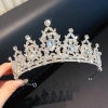 Băng đô vương miện pha lê cô dâu – Đạo cụ chụp ảnh tiệc sinh nhật, giao hàng nhanh, giảm giá 17% 2