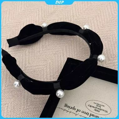 Băng đô xếp li vải nơ nữ - Kiểu Pháp thanh lịch, phụ kiện tóc thời trang 3 Băng đô xếp li vải nơ nữ - Kiểu Pháp thanh lịch, phụ kiện tóc thời trang 3