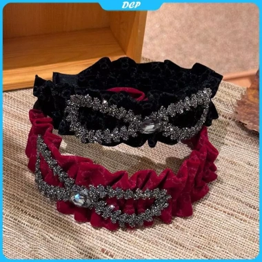 Băng đô xếp li vải nơ nữ - Kiểu Pháp thanh lịch, phụ kiện tóc thời trang 6 Băng đô xếp li vải nơ nữ - Kiểu Pháp thanh lịch, phụ kiện tóc thời trang 6