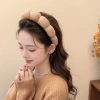 Băng đô xốp xoắn gợn sóng mềm mại màu đơn sắc - Thích hợp Spa rửa mặt, chỉ 39.600₫ 4