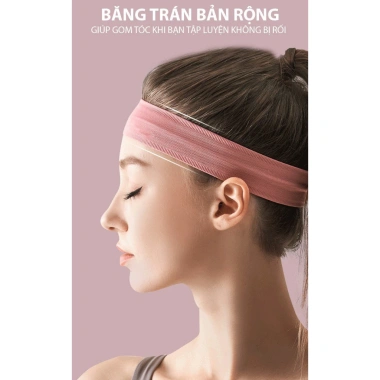 Băng đô Yasu 2.104 thấm hút mồ hôi, vải dệt kim không xù lông, nam nữ, 49.000₫ 5