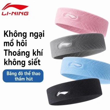 Băng đội đầu Shiwei Li-Ning cao cấp – Thấm hút mồ hôi, cố định tóc LDEU384 2