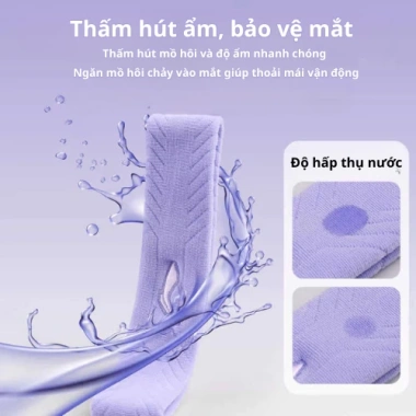 Băng đội đầu Shiwei Li-Ning cao cấp – Thấm hút mồ hôi, cố định tóc LDEU384 4