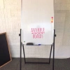 Bảng Flipchart 60x100 cm Dễ Gấp, Chiều Cao Điều Chỉnh, Kèm Bút, Nam Châm, Giấy A1 2