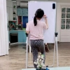 Bảng flipchart bút lông không dòng kẻ, chân gấp di động, nâng cao - 210.000 VND 8